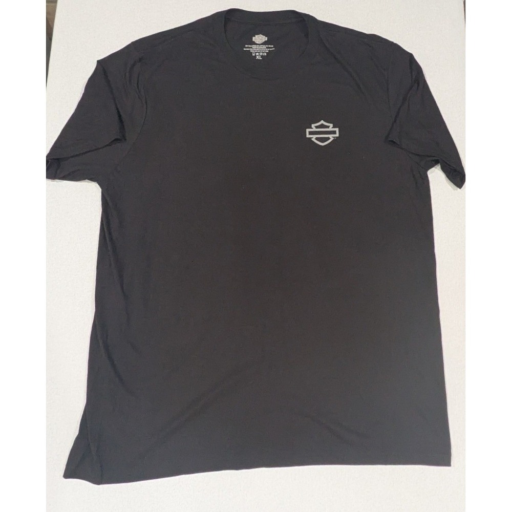 Harley-Davidson T-Shirt Mens XL Black Excellent Milwaukee Legend Graphic Tee